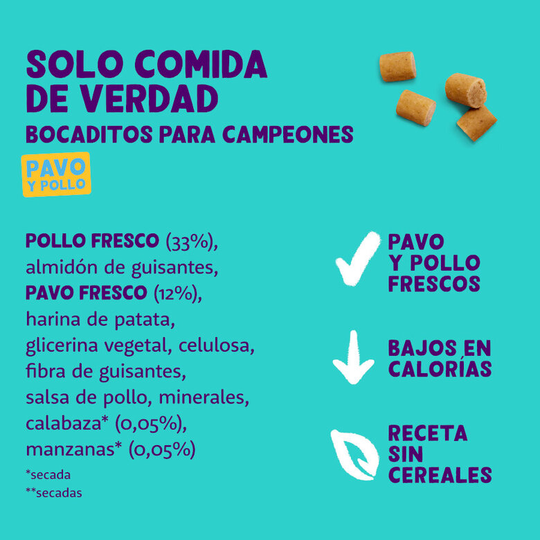 50 g Edgard & Cooper Bocaditos Mini de Pavo y Pollo para perros,  Imagen numero 5 50 g Edgard & Cooper Bocaditos Mini de Pavo y Pollo para perros, , large Imagen numero 5